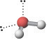 <p>bent <<109.5</p>