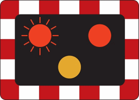 <p>You're waiting at a level crossing. What should you do if the red warning lights continue to flash after a train has passed by?</p>