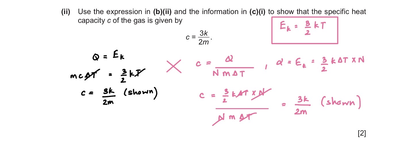 <p>Q = kinetic energy </p>