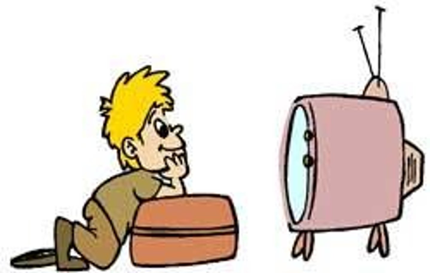 <p>I watch TV</p>