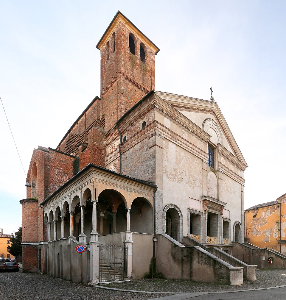 <ul><li><p>Located in Mantua in Italy</p></li><li><p>He crystallized Italian Renaissance ideas on architectural proportions and harmonious design</p></li><li><p>His use of classical elements for the namesake church deprived it of an “ecclesiastical” flavor</p></li></ul><p></p>