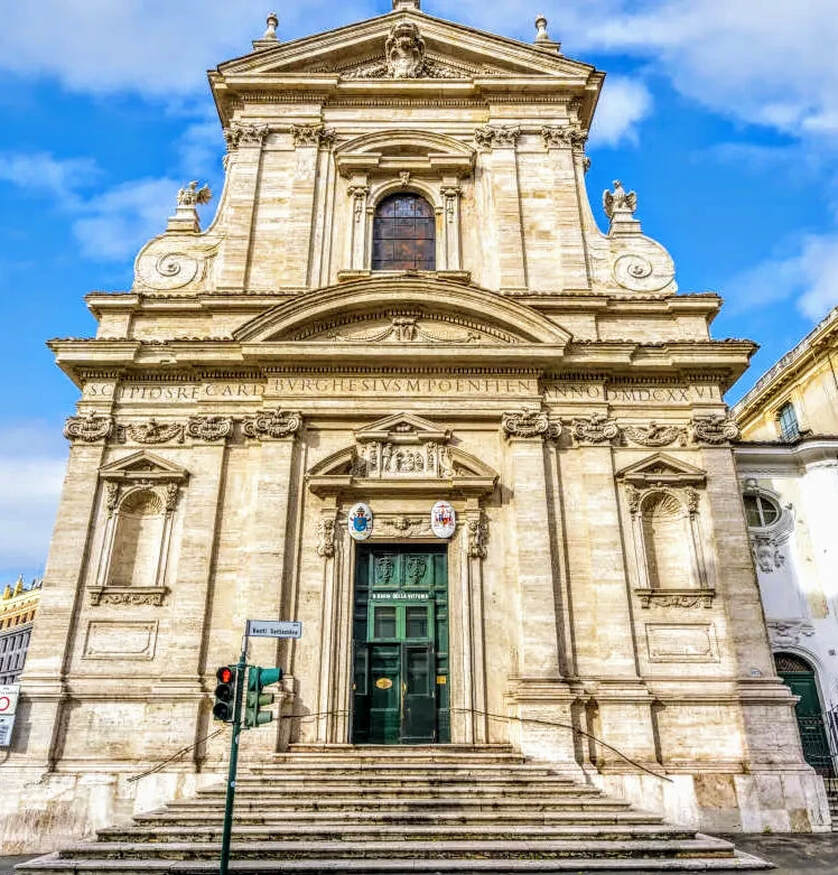 <p>Santa Maria della Vittoria Facade</p>
