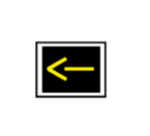 <p>Yellow arrow </p>