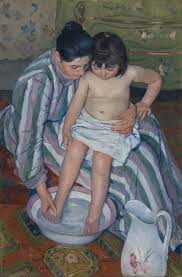 <p>The Child’s Bath (Cassatt)</p>