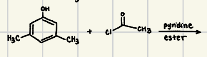 <p>How can you prepare esters of tertiary alcohols/phenols?</p>