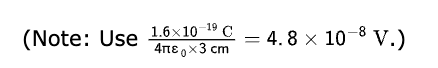 <p><span>An electrically isolated thin spherical shell of radius 3 cm is made of a metal of work function 5 eV. What is the maximum number of photoelectrons that the sphere can emit when exposed to a beam of photons of energy 7 eV each?</span></p><p><strong><br>A. </strong>2 × 10<sup>5</sup></p><p><strong>B. </strong>3 × 10<sup>6</sup></p><p><strong>C. </strong>4&nbsp;× 10<sup>7</sup></p><p><strong>D. </strong>5 × 10<sup>8</sup></p>