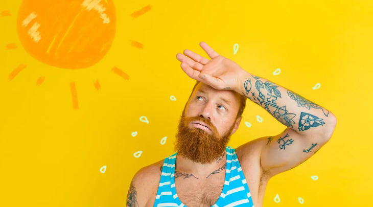 <p>따뜻하다 (weather)</p>