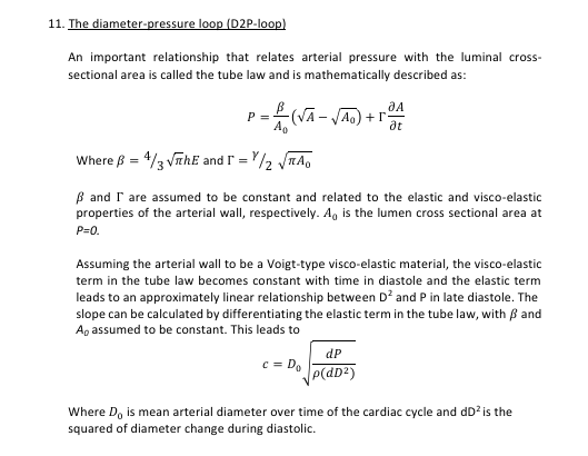 <p>c=D0*sqrt(dP/p(dD²))</p>