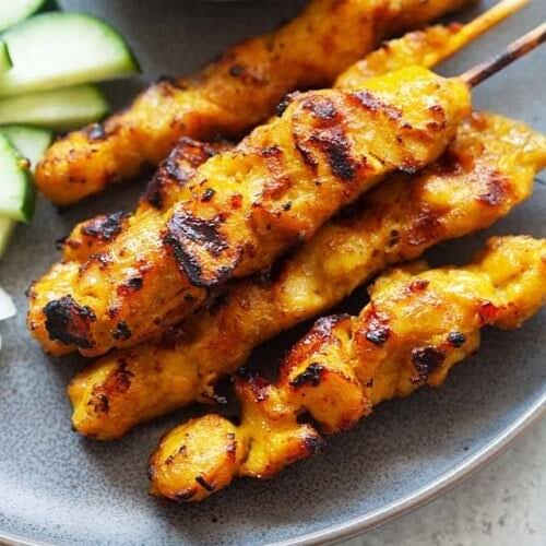 <p>Grilled skewers</p>