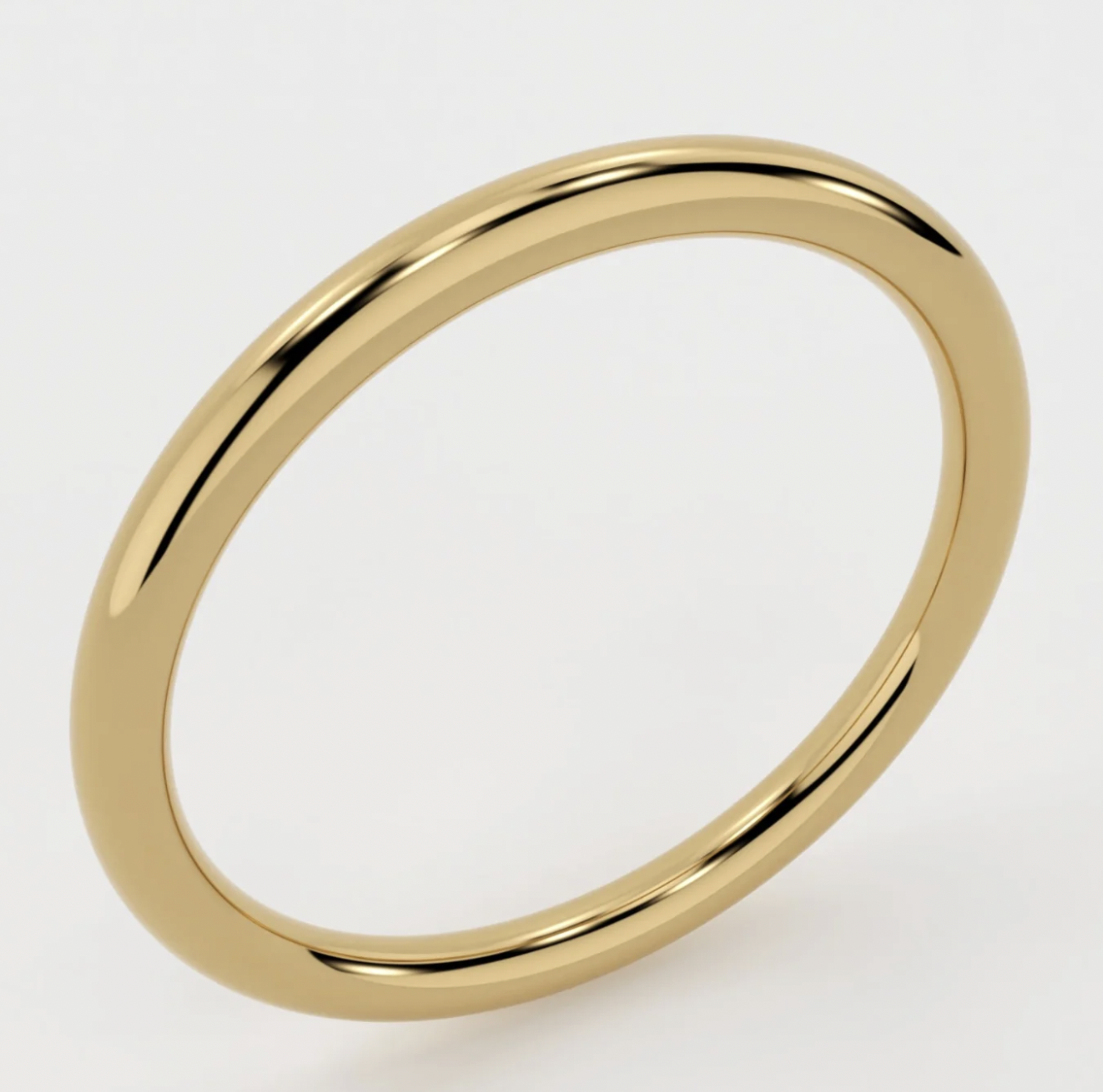 <p>1.5mm Solitaire Band</p>