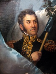<p>An Argentine general, he helped lead the revolutions against Spanish rule in Argentina, Chile, and Peru. He is regarded as one of the Liberators of Spanish South America and is a national hero of Argentina.</p>