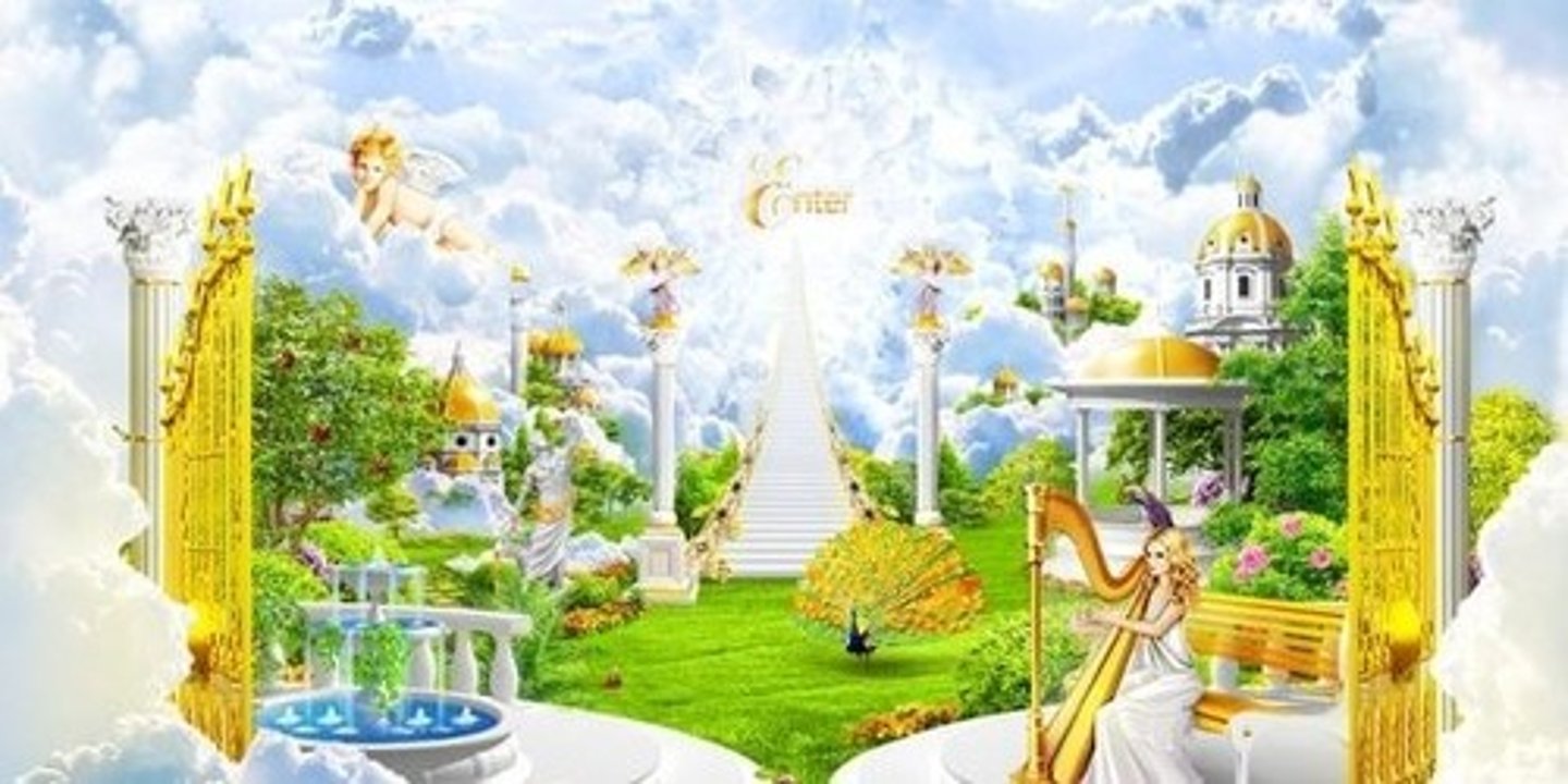 <p>(n) thiên đường, nơi đẹp tuyệt trần</p>