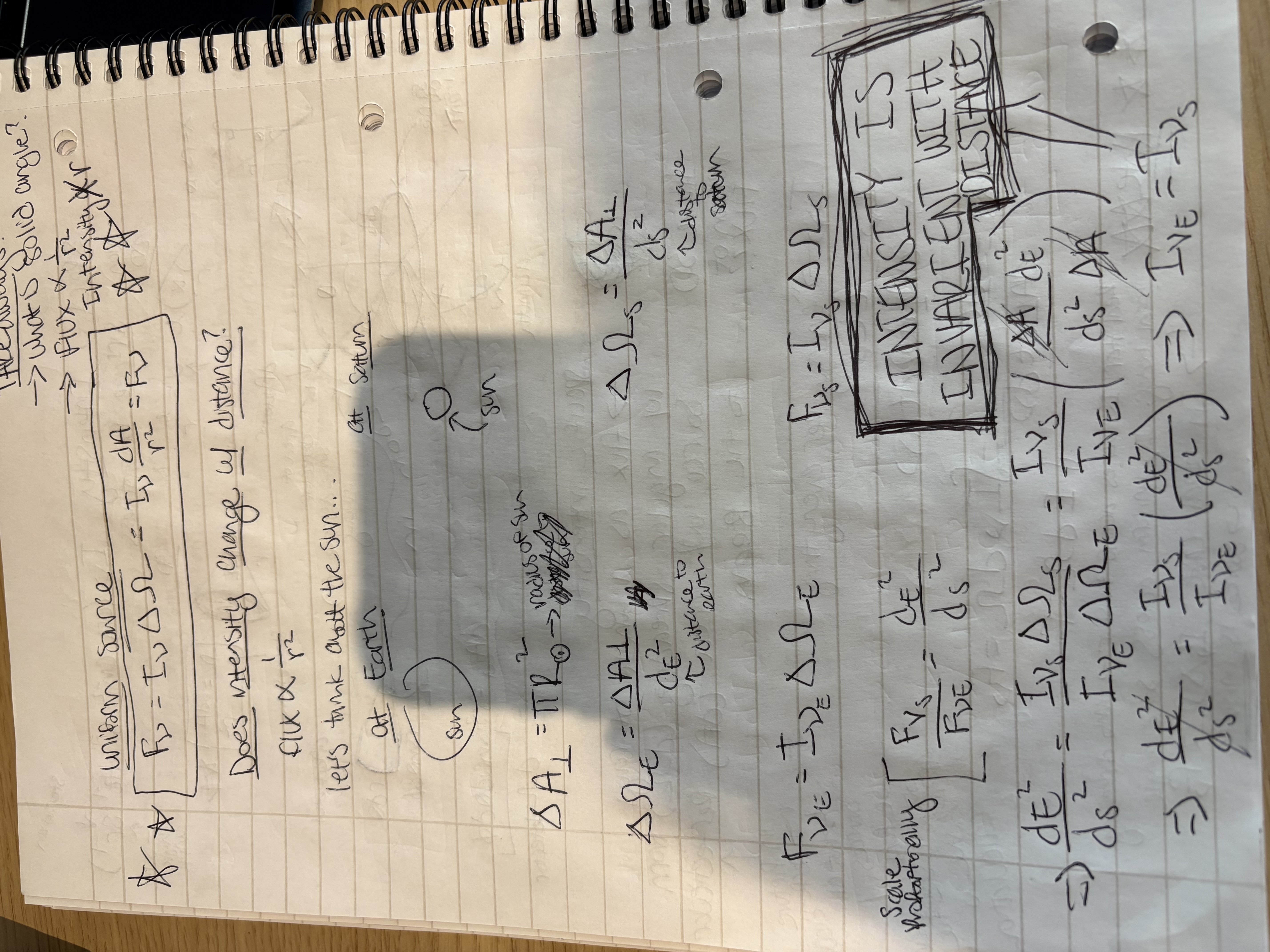 <p>Nah dog…it be invariant with distance</p>