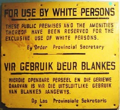 <p>Laws (no longer in effect) in South Africa that physically separated different races into different geographic areas.</p>