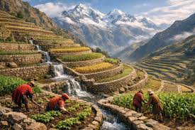 <p><span style="background-color: transparent;">Terrace Farming/Vertical Economy</span></p>