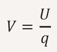 <ul><li><p><span>Electric potential (voltage) is </span><strong>electric potential energy per unit charge</strong></p></li><li><p><span>SI unit: </span><strong>volt (V)</strong></p></li></ul><p></p>
