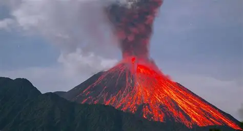 <p>volcano eruption</p>