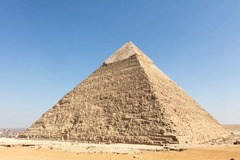<p>The Great Pyramid of Giza was intended to reinforce beliefs about divine rulership and eternal political power. Which civilization created monuments like this?</p>