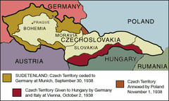 <p>Land that Germany thought was rightfully theirs due to the large German-speaking population there in Czechoslovakia during WW2.</p>