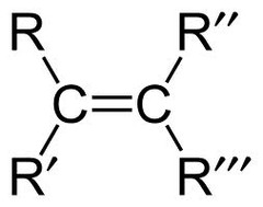 <p>unsaturated fats that contain at least one carbon-carbon double bond. </p>