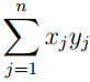 <p>x,y ∈ R^n</p>