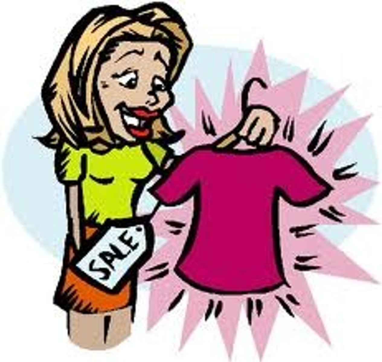 <p>I bought a t-shirt</p>