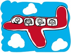 <p>ir en avión</p>