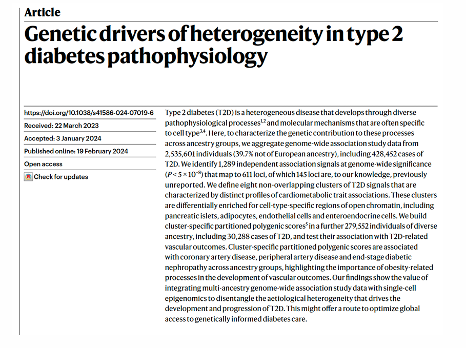 <p>How large was the recent type 2 diabetes GWAS/meta-analysis example?</p>