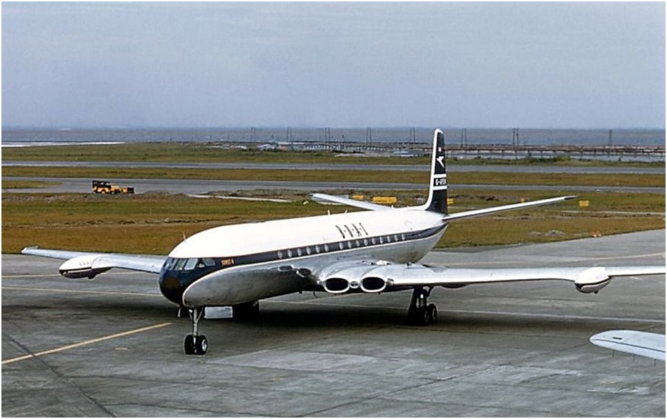 <p>First jet commercial air transport</p>