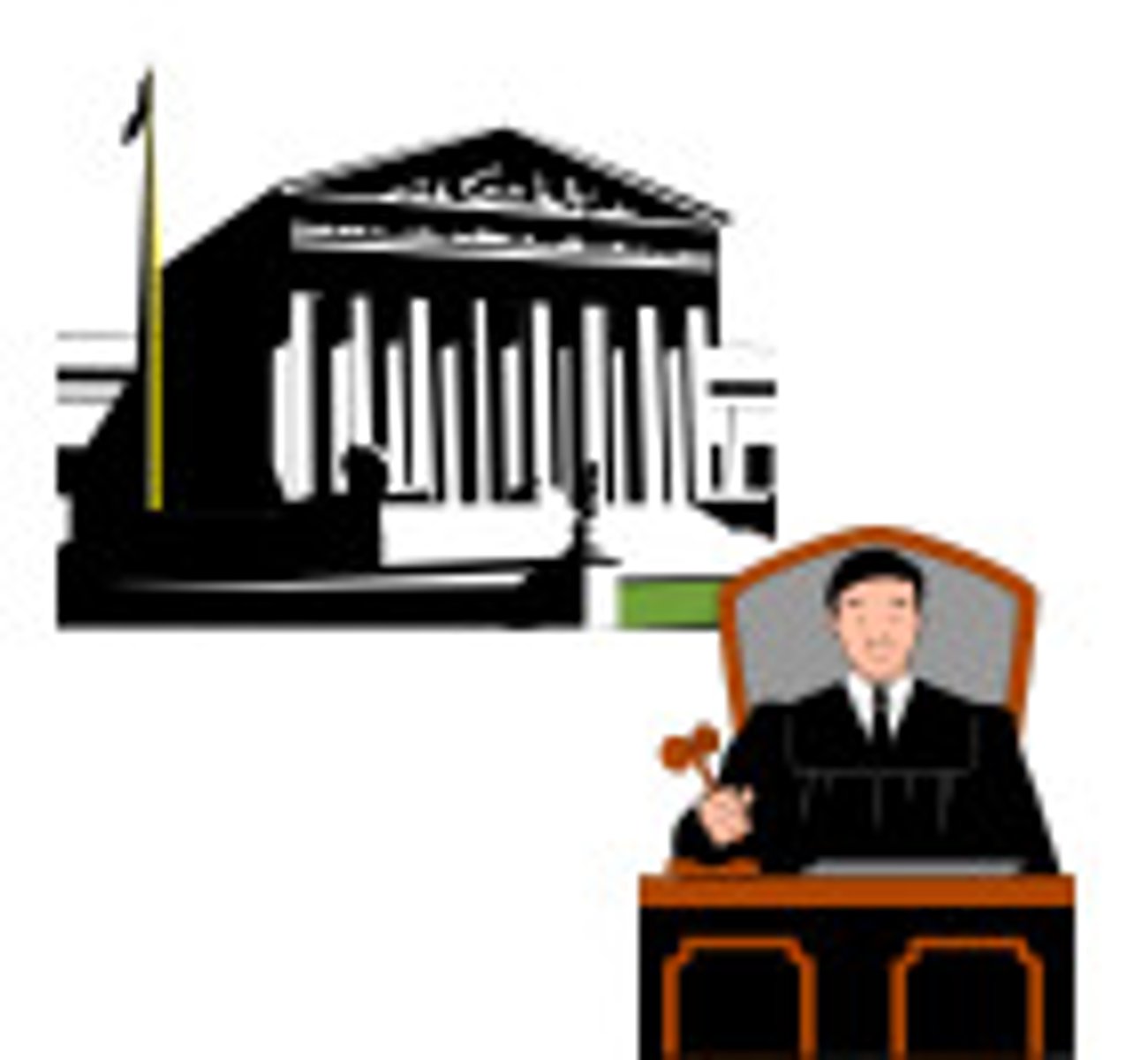 <p>The court systems of local, state, and federal governments, responsible for interpreting the laws passed by the legislative branch and enforced by the executive branch.</p>