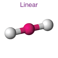 <p>sp</p><p>0 lone pairs</p><p>2 bonding domains</p>