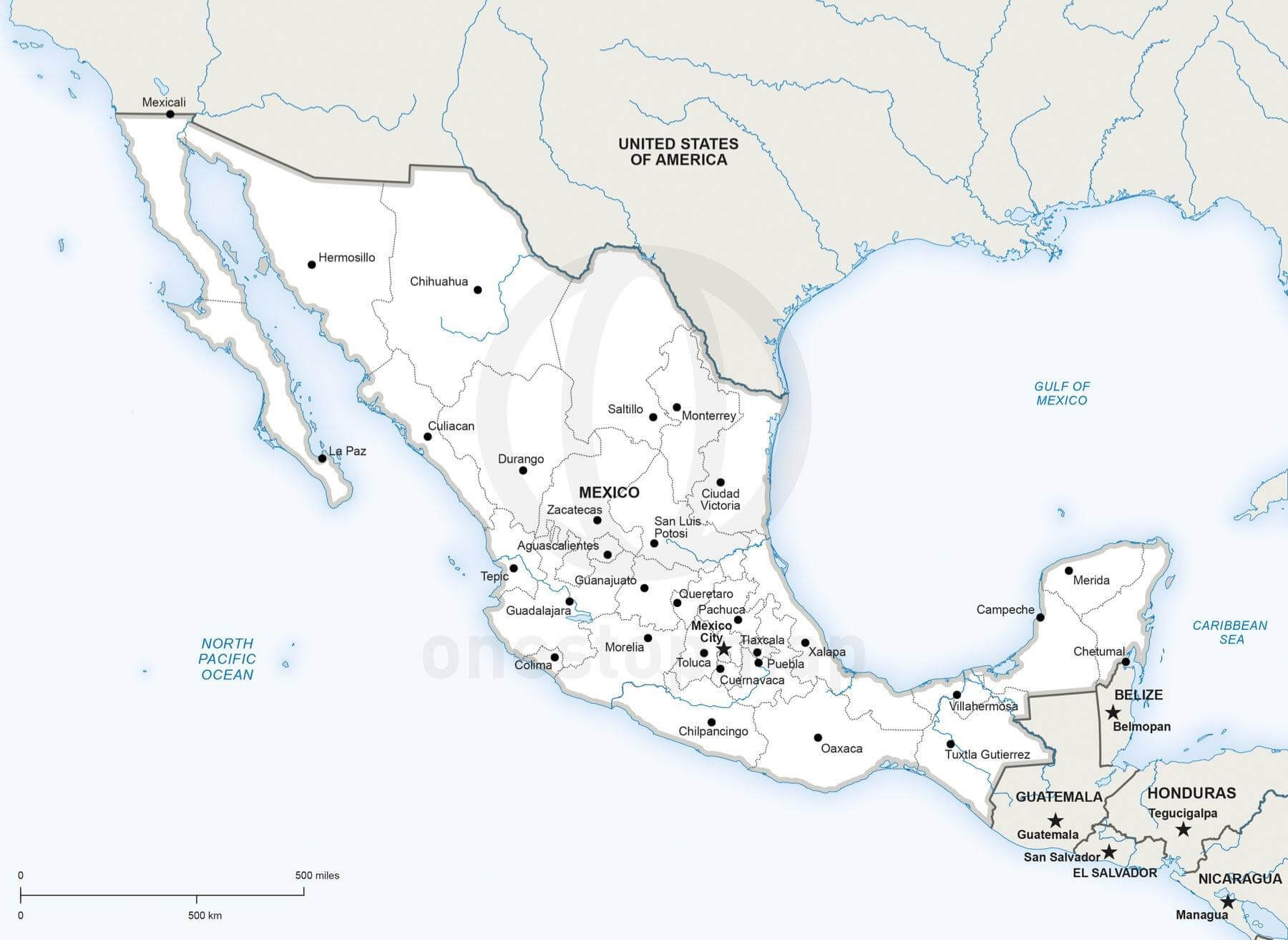 <p>South of North America</p>