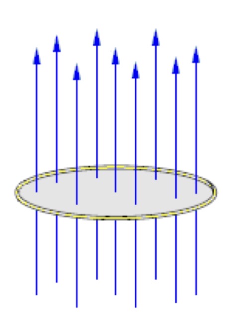<p>A value describing the magnetic field lines passing through a given area, calculated by $$\Phi = BA$$ when the field is perpendicular to the area.</p>