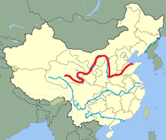 <p>Ancient China developed around this river.</p>