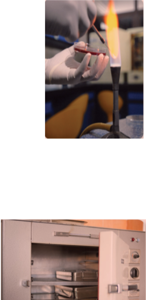 <p>At what time and temp does the dry-heat method need to be at?</p>