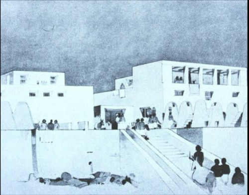 <p>Housing was built with local impermanent materials. This was usually mud brick or bundled reed. Even royal palaces were built off these materials </p>