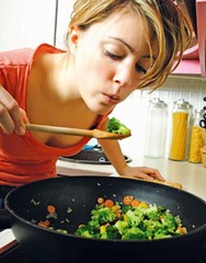 <p>to cook</p>