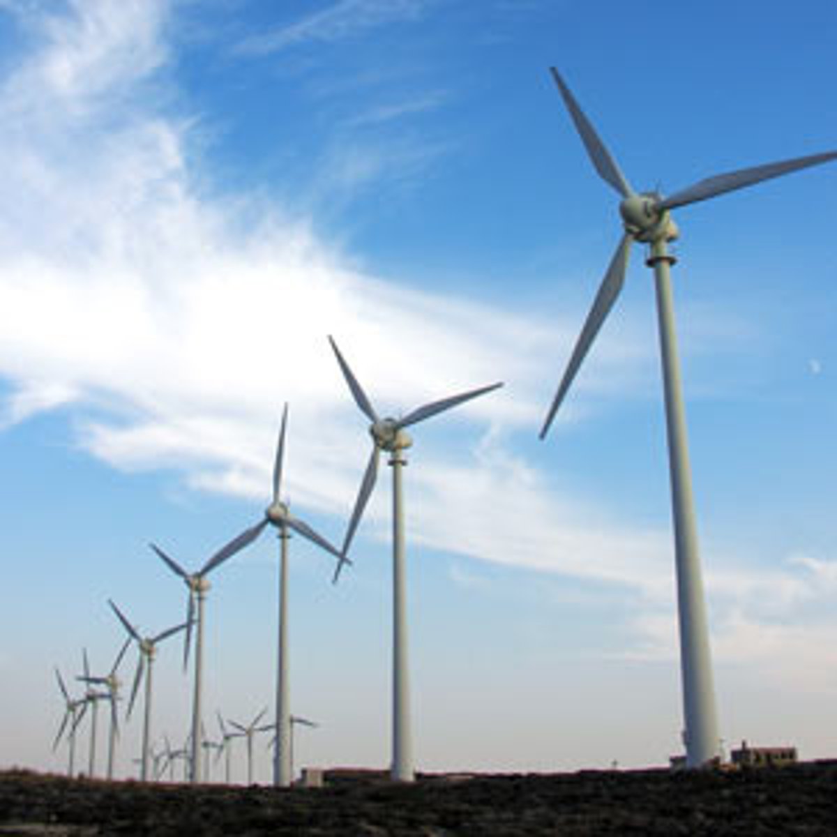 <p>- Dependant on wind, if there is none, the turbines won't turn and generate electricity.</p><p>- Make a lot of noise.</p><p>- Are needed in large amounts to generate sufficient energy.</p><p>- Birds fly into the rotor blades.</p><p>- Require maintenance.</p><p>- Have caused deaths.</p>