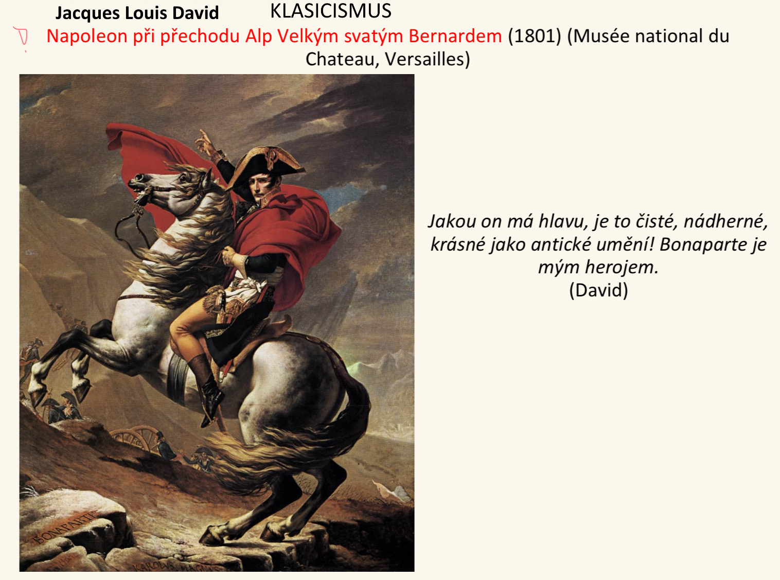 <p>KLASICISMUS</p>