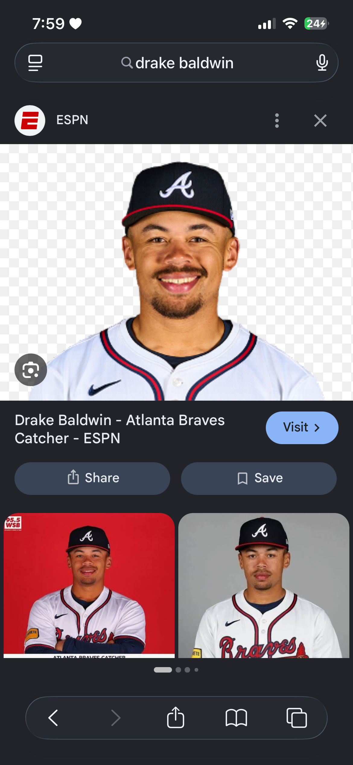 <p>Drake Baldwin (Catcher)</p>