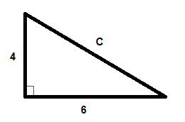 <p>where is the hypotenuse in this right triangle</p>