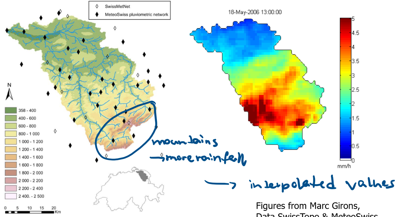 <ul><li><p>mountains increase rainfall on the windward side (luv)</p></li></ul><p></p>