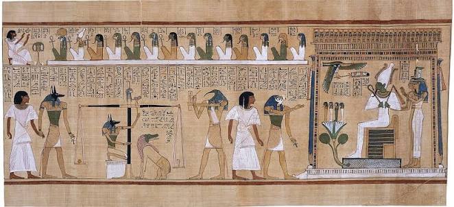 <p>Last Judgment of Hu-Nefer</p>