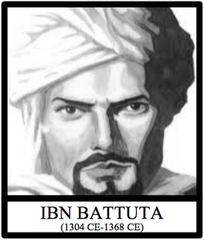 <p>Moroccan Muslim scholar, the most widely traveled individual of his time. Traveled all around Dar-al Islam. He wrote a detailed account of his visits to Islamic lands from China to Spain and western Sudan, spurring more Africans to increase contact with the rest of the Islamic world.</p>