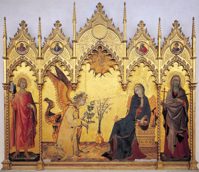 <p><strong>Simone Martini </strong>and Lippo Memmi, <strong>1333</strong>, altarpiece, from Siena Cathedral, Siena, <strong>Italy</strong>, <strong>Tempera </strong>and <strong>gold leaf </strong>on <strong>wood</strong>. <strong>International Style</strong></p><p>- Mother Mary</p><p>-major turning point in late medieval art, as it shows how artists began moving toward more expressive, human-centered imagery</p><p>-art is not just aesthetically but socially and politically. </p><p></p>