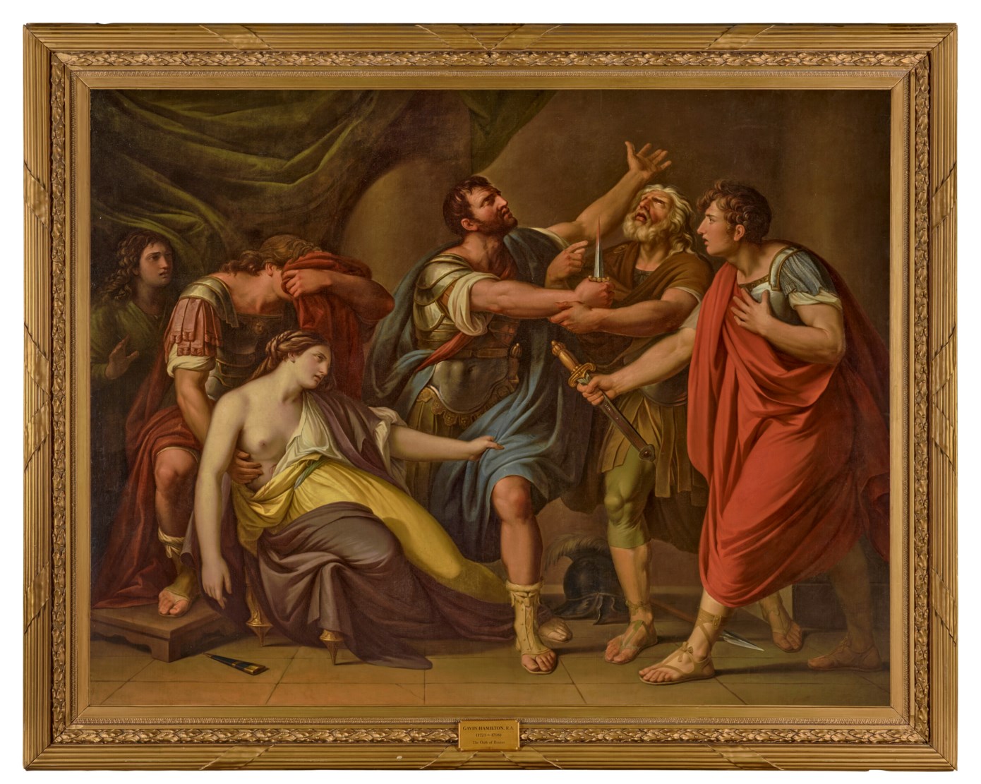 <p>The Death of Lucretia, Gavin Hamilton, 1763 to 1767</p>