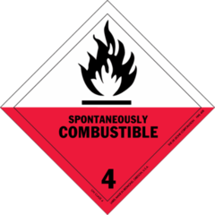 <p>Spontaneously Combustible</p>