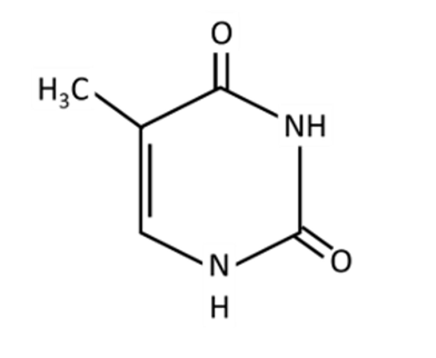 <p>Identify the following base:</p><p>A. Uracil</p><p>B. Adenine</p><p>C. Thymine</p><p>D. Cytosine</p>