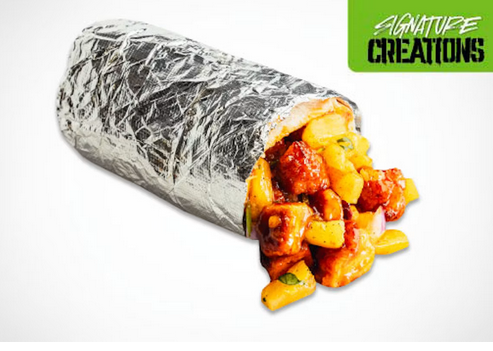 <p>Pineapple express burrito</p>