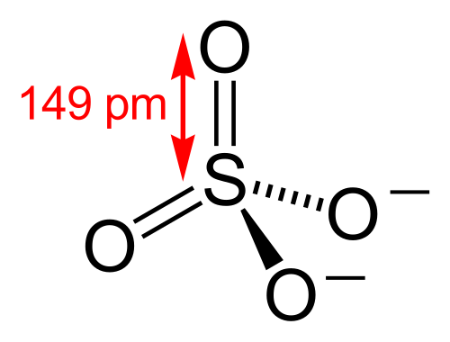 <p>Sulfate anion</p>